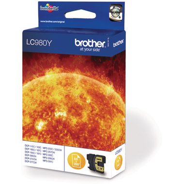 Brother, BROTHER Tintenpatrone yellow LC-980Y DCP-165C 260 Seiten