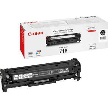 Canon, CANON Toner-Modul 718 schwarz 2662B002 LBP 7200 3400 Seiten