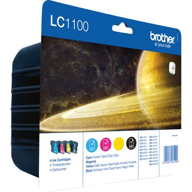Brother, BROTHER Valuepack Tinte CMYBK LC-1100VALBP MFC-6490CW 450/325 Seiten