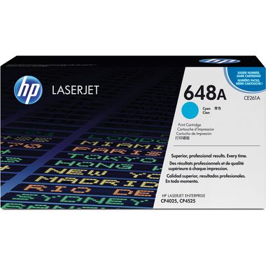 HP, HP Toner-Modul 648A cyan CE261A Color LJ CP4025 11'000 Seiten