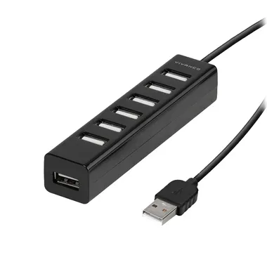 VIVANCO, VIVANCO Hub USB Schwarz