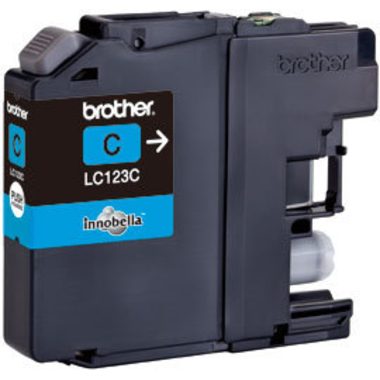 Brother, BROTHER Tintenpatrone cyan LC-123C DCP-J4110DW 600 Seiten