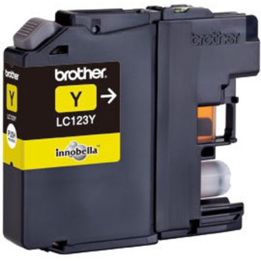 Brother, BROTHER Tintenpatrone yellow LC-123Y DCP-J4110DW 600 Seiten
