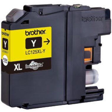 Brother, BROTHER Tintenpatrone XL yellow LC-125XLY DCP-J4110DW 1200 Seiten