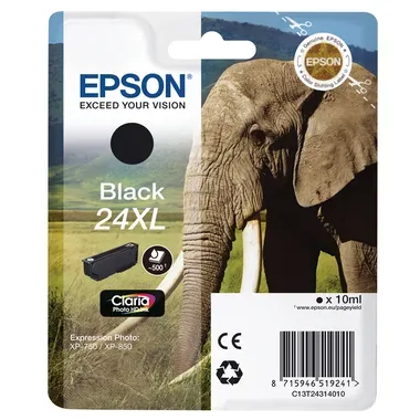 Epson, EPSON Tintenpatrone 24XL schwarz T243140 XP 750/850 500 Seiten