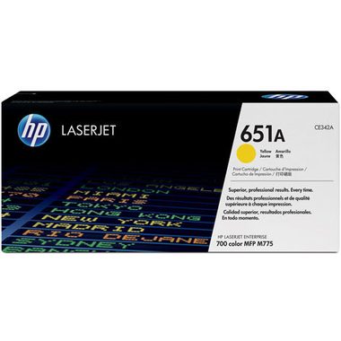 HP, HP Toner-Modul 651A yellow CE342A LJ Enterpr.700 M775 16'000 S.