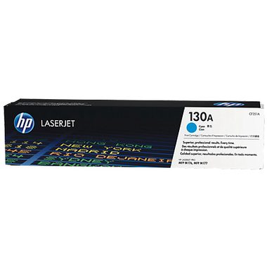 HP, HP Toner-Modul 130A cyan CF351A Color LJ Pro M176 1000 S.