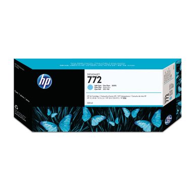 Hp, HP 772 Cyan hell DesignJet Druckerpatrone, 300 ml