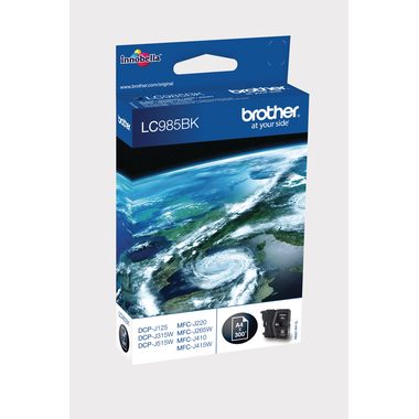 Brother, BROTHER Tintenpatrone schwarz LC-985BK DCP-J315W 300 Seiten