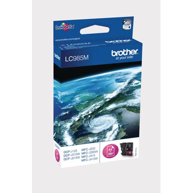 Brother, BROTHER Tintenpatrone magenta LC-985M DCP-J315W 260 Seiten