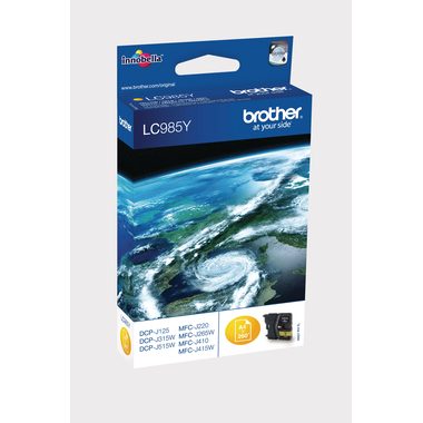 Brother, BROTHER Tintenpatrone yellow LC-985Y DCP-J315W 260 Seiten