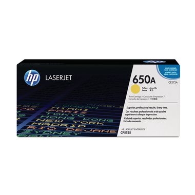 HP, HP Toner-Modul 650A yellow CE272A Color LJ CP5520 15'000 Seiten