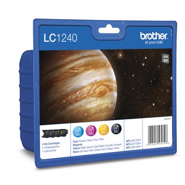 Brother, BROTHER Valuepack Tinte CMYBK LC-1240VALBP MFC-J6510DW 600 Seiten