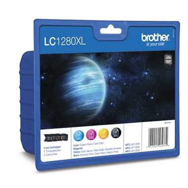 Brother, BROTHER Valuepack Tinte HY CMYBK LC-1280VA MFC-J6510DW 2400/1200 S.