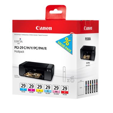 Canon, CANON Multipack Tinte CMY/PC/PM/R PGI-29 Multi PIXMA Pro-1 6x36ml
