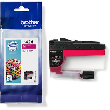 Brother, BROTHER Tintenpatrone magenta LC-424M DCP-J1200 750 Seiten