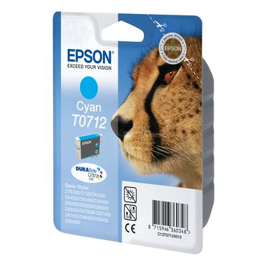 Epson, EPSON Tintenpatrone cyan T071240 Stylus DX4000 485 Seiten