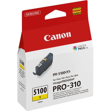 Canon, CANON Tintenpatrone yellow PFI-5100Y iPF PRO-310 14ml