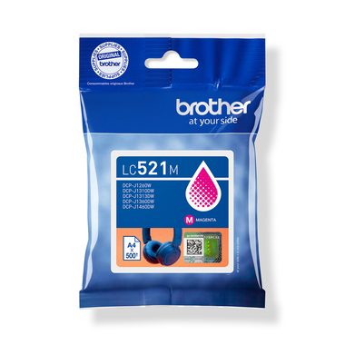 Brother, BROTHER Tintenpatrone magenta LC-521M DCP-J1360DW 500 Seiten