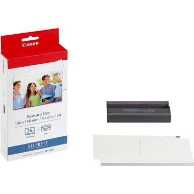 Canon, CANON Farbtinte/Papierset 10x15cm KP36IP CP 100 36 Blatt