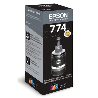 Epson, EPSON Tintenbeh&auml;lter 774 pig.schwarz T774140 EcoTank ET-4550 6000 Seiten