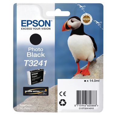 Epson, EPSON Tintenpatrone photo schwarz T324140 SureColor SC-P400 14ml