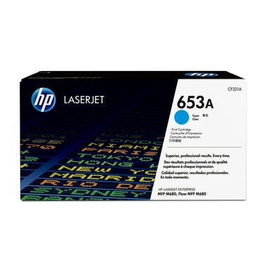 Hp, Original Tonerpatrone cyan HP No. 653A, CF321A