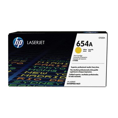 HP, HP Toner-Modul 654A yellow CF332A CLJ Enterprise M651 15'000 S.