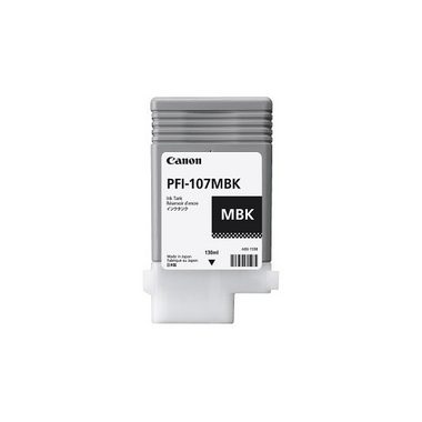 Canon, Canon Tintenpatrone PFI-107MBK Original einzeln Matt Schwarz 6704B001 Druckerpatrone