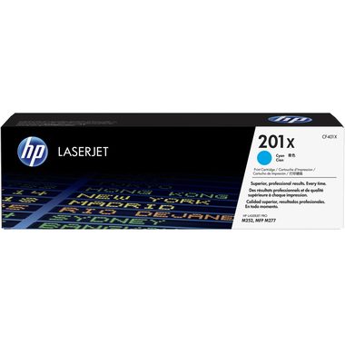 HP, HP 201X Original Tonerkartusche CF401X Cyan