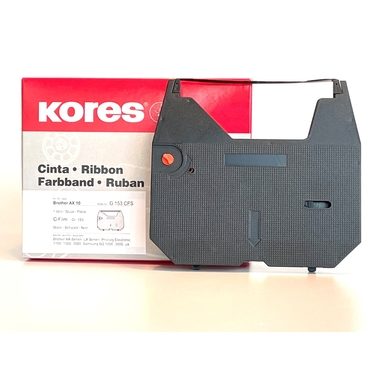 Kores, KORES Farbband correctable schwarz Gr.153C zu Brother AX 10 7.9mm/155m
