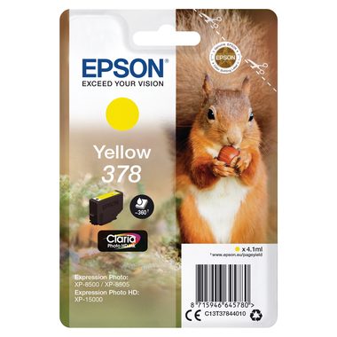 Epson, Original Tintenpatrone yellow Epson No. 378, T378440