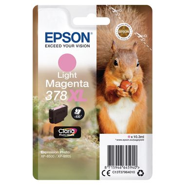 Epson, Original Tintenpatrone light magenta Epson No. 378XL, T379640