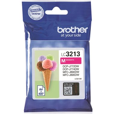 Brother, BROTHER Tintenpatrone magenta LC-3213M DCP-J774DW 400 Seiten