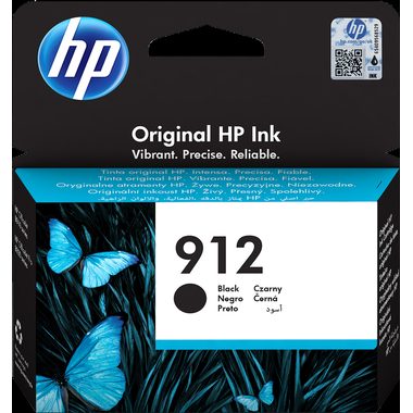 HP, HP Tintenpatrone 912 schwarz 3YL80AE OfficeJet 8010/8020 300 S.