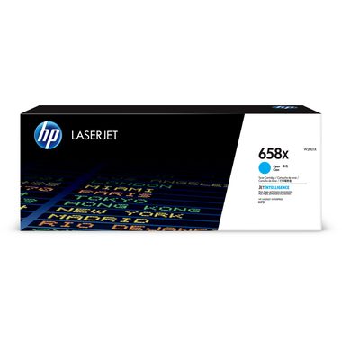 Hp, HP 658X Cyan Original LaserJet Tonerkartusche mit hoher Reichweite