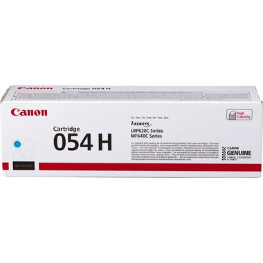 Canon, CANON Toner-Modul 054H cyan CRG 054 CH LBP621/MF641 2300 Seiten