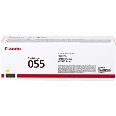 Canon, CANON Toner-Modul 055 yellow CRG 055 Y LBP663/MF742 2100 Seiten