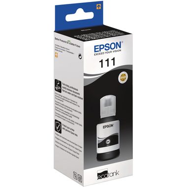 Epson, EPSON Tintenbeh&auml;lter 111 schwarz T03M140 EcoTank ET-M2170 6000 Seiten