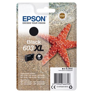 Epson, EPSON Tintenpatrone 603XL schwarz T03A14010 XP-2100 500 Seiten