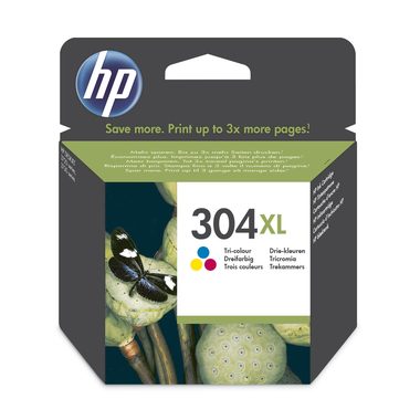 HP, HP Tintenpatrone 304XL color N9K07AE DeskJet 3720/30 300 Seiten