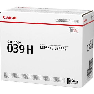 Canon, CANON Toner-Modul 039H schwarz 0288C001 LBP 351x/352x 25'000 Seiten