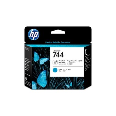 Hp, HP 744 DesignJet Druckkopf Fotoschwarz/Cyan