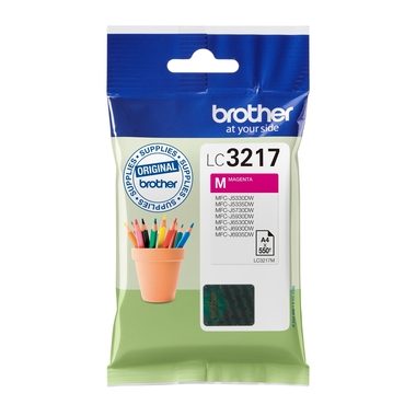 Brother, BROTHER Tintenpatrone magenta LC-3217M MFC-J6530DW 550 Seiten
