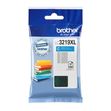 Brother, BROTHER Tintenpatrone XL cyan LC-3219C MFC-J6530DW 1500 Seiten