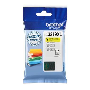 Brother, BROTHER Tintenpatrone XL yellow LC-3219Y MFC-J6530DW 1500 Seiten