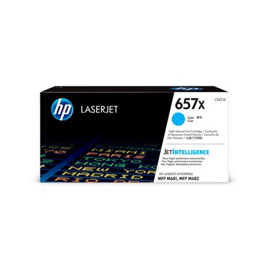 Hp, HP 657X Cyan Original LaserJet Tonerkartusche mit hoher Reichweite