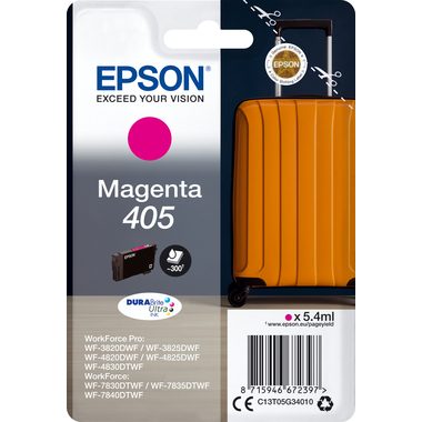 Epson, EPSON Tintenpatrone 405 magenta T05G34010 WF-7830DTWF 300 Seiten