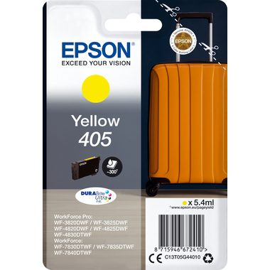 Epson, EPSON Tintenpatrone 405 yellow T05G44010 WF-7830DTWF 300 Seiten