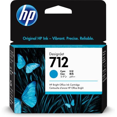 HP, HP Tintenpatrone 712 cyan 3ED67A DesignJet T230/250/630 29ml